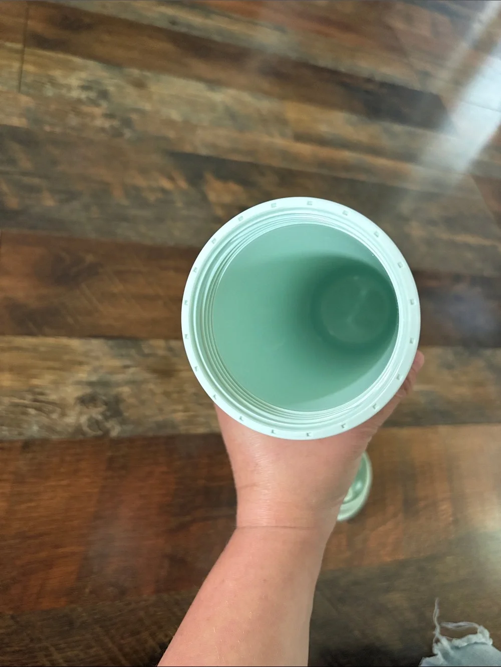 Starbucks Matte Mint Travel Mug with Embossed Logo